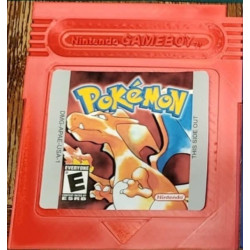 Oversized Pokemon Red Gameboy Cartridge