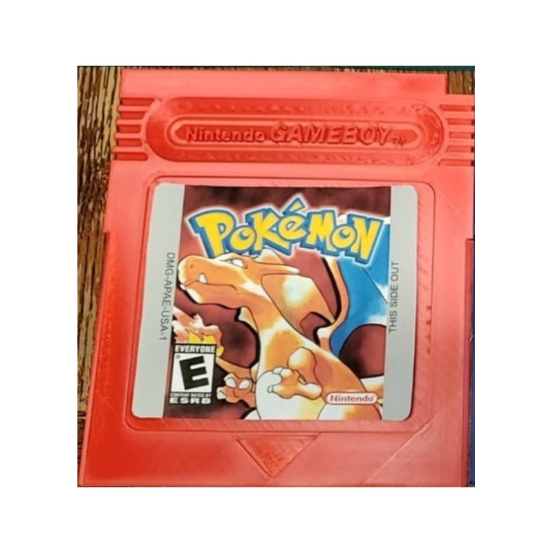 Oversized Pokemon Red Gameboy Cartridge